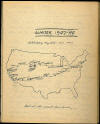 Map of Jack Kerouac's Cross Country trip